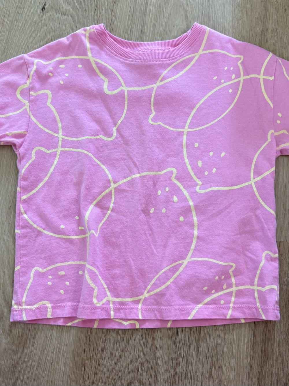 Zara toddler  Pink Lemon Print Tee